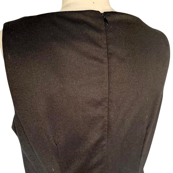 Womens Dress Size 10 Black Classic Slim LBD Professional Travel Packable Chic - Picture 4 of 8